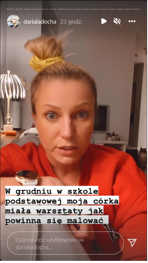 Daria Ładocha oburzona warsztatami z makijażu dla dziewczynek