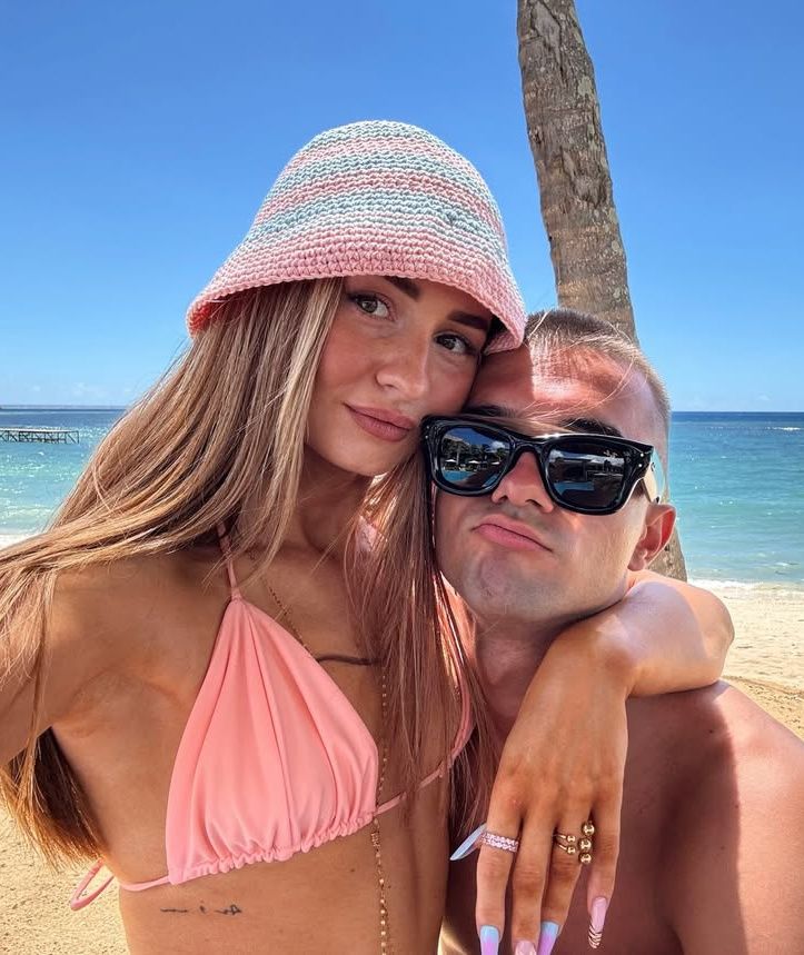 Angelika Mucha z ukochanym na Mauritiusie