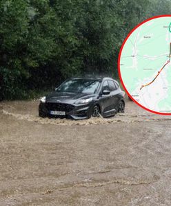 Zakopianka jak rzeka. Droga zalana, gigantyczne korki