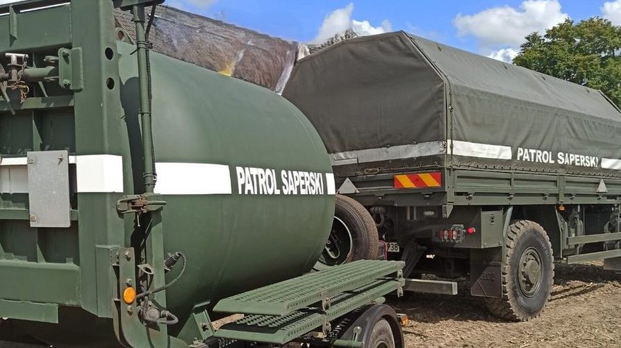 Patrol saperski saperzy fot. poglądowa / KPP Złotów