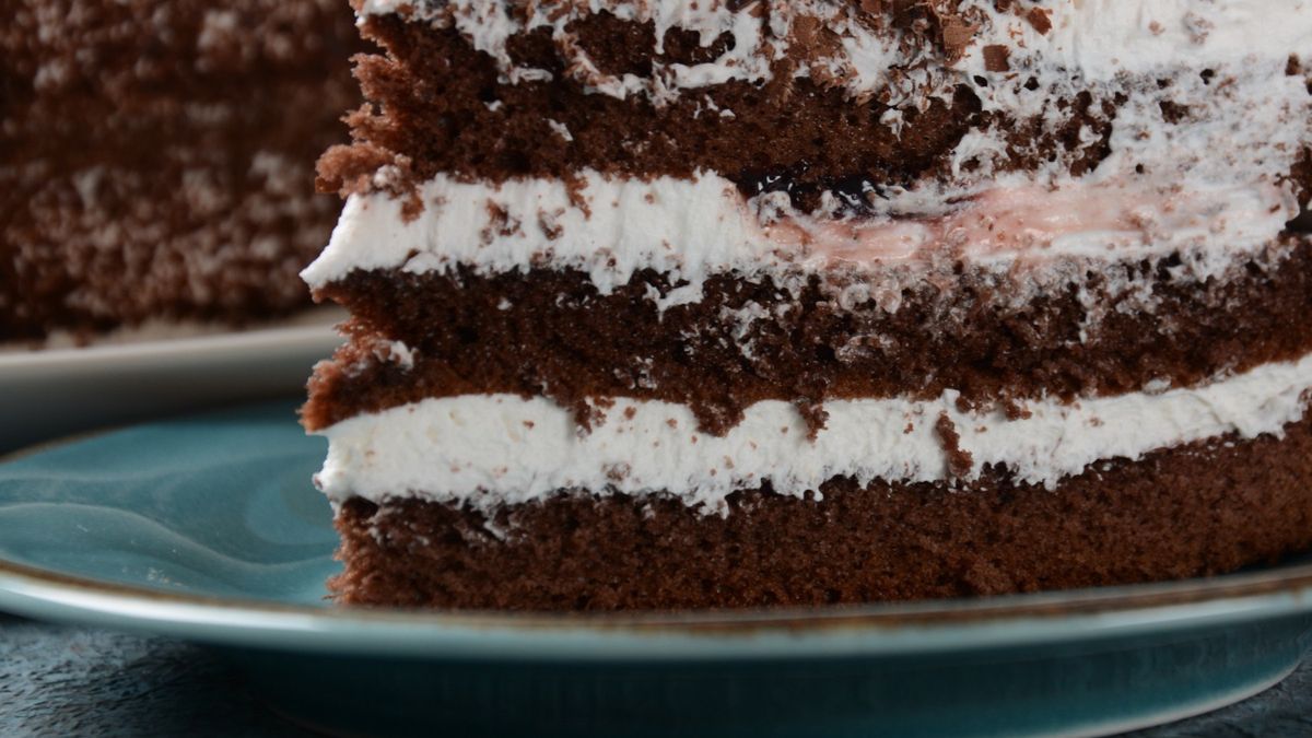 Ciasto czekoladowe z kremem