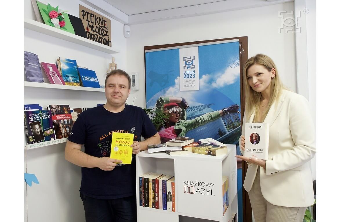 Marcin Bernacki, Prezes Fundacji ExLegere, Beata Stepaniuk-Kuśmierzak, Zastępczyni Prezydenta Miasta Lublin ds. Kultury, Sportu i Partycypacji