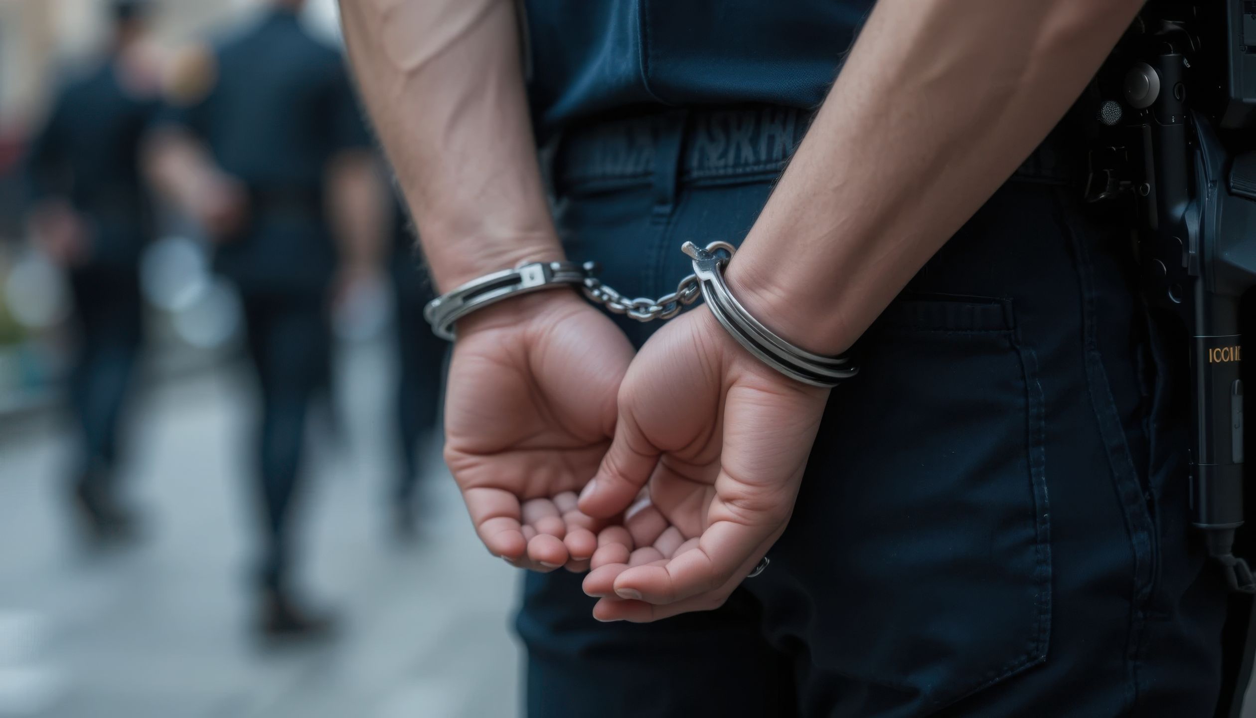 handcuffs, arrested, person, hands behind, custody, law, justice, prisoner, crime, police, suspect, criminal, back view, arrest, crime suspect, legal process, law enforcement, restrained, judicial system, human rights, courtroom, criminal law, hand restraint, authority, detention, prisoner view, law and order, rights, arrest scene, behind back, justice system, restrained hands, custody concept, criminal captured, police process, legal photo, prisoner close-up, justice handcuff, crime action, social issue