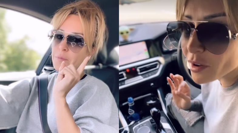 Blanka Lipińska nagrywa filmy podczas jazdy autem. Jak się tłumaczy?