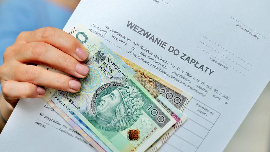 wezwanie do zapłaty, komornik, długi