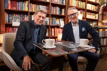 Jan Englert i Mariusz Szczygieł 