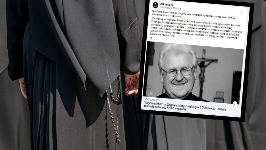 Śmiertelny wypadek proboszcza. "Szedł do kościoła"