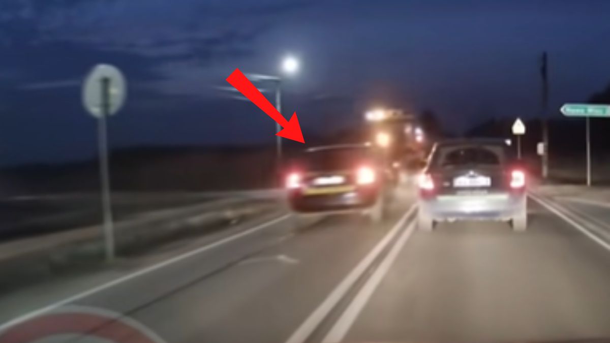 Dramatyczne nagranie z Mazowsza.