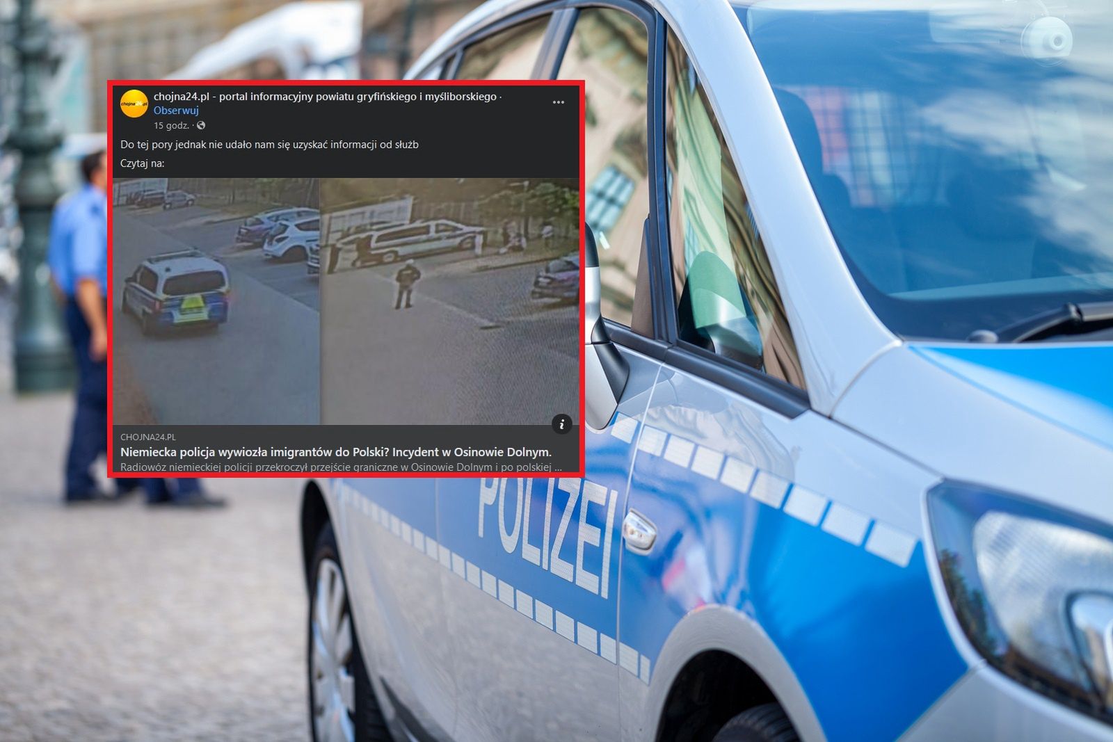 Niemiecka policja podrzuciła migrantów na granicy. Jest komunikat