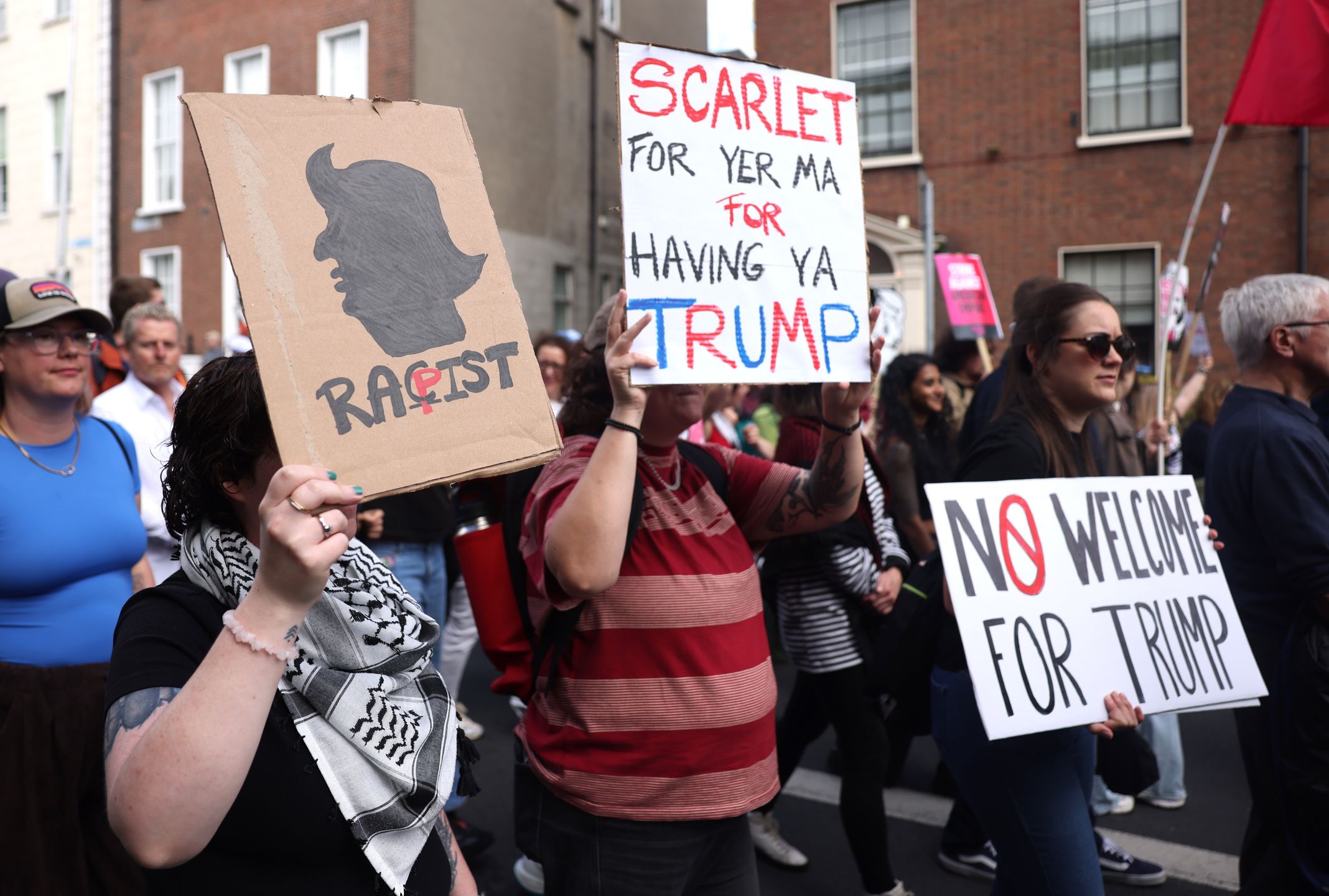 Demonstracja w Dublinie