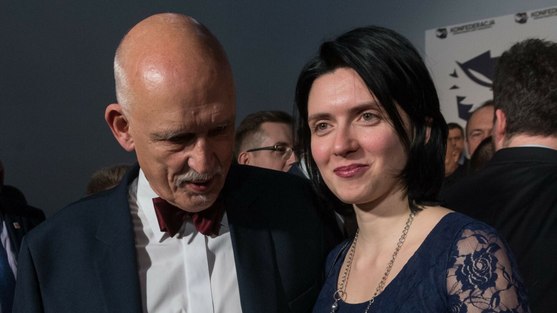 Janusz Korwin-Mikke i Dominika Korwin-Mikke