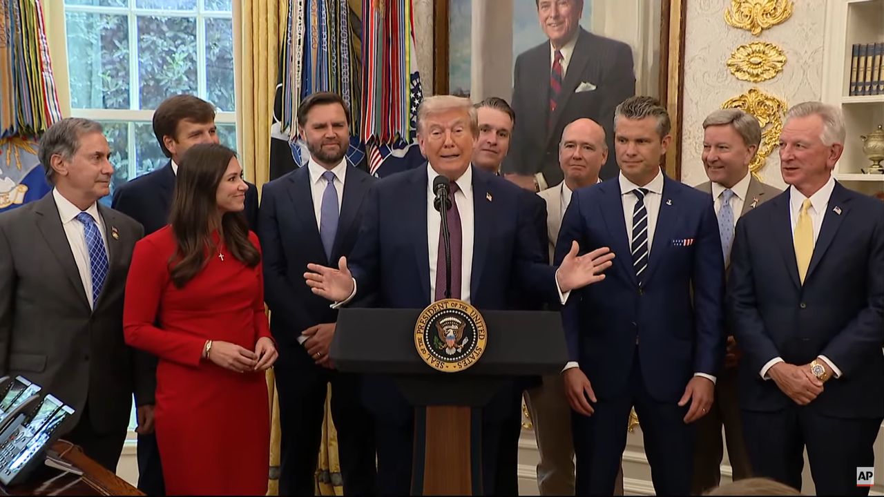 Trump pojawił się po tygodniowej nieobecności