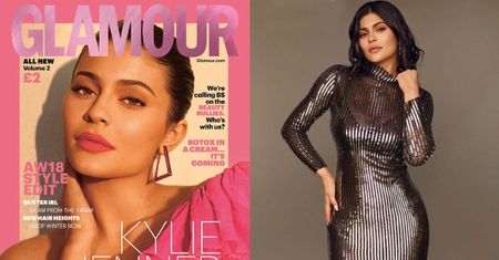 Odessane usta Kylie Jenner kuszą czytelników "Glamoura"