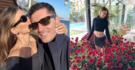 Robert Lewandowski wyznaje miłość Ani i zasypuje ją różami w walentynki: "Jesteś moim życiem, wsparciem i siłą" (ZDJĘCIA)