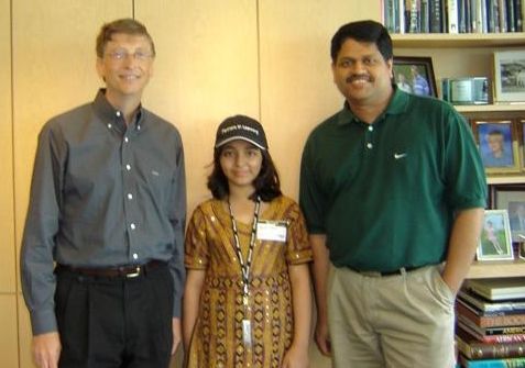 Billa Gates, Arfa Karim i Soma Somasegar.