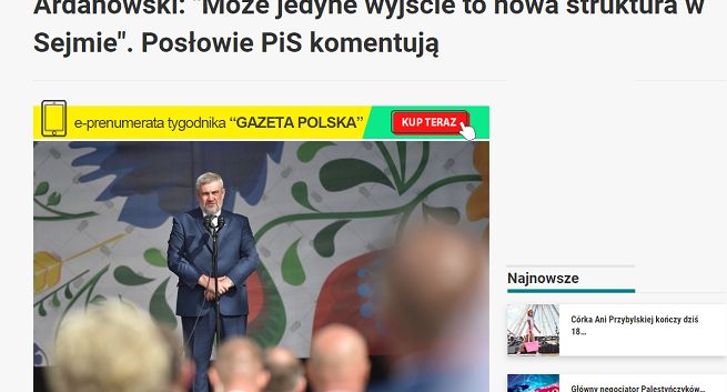 Były minister rolnictwa zarzuca portalowi Niezależna.pl manipulowanie wypowiedzią. "Burza w szklance wody"