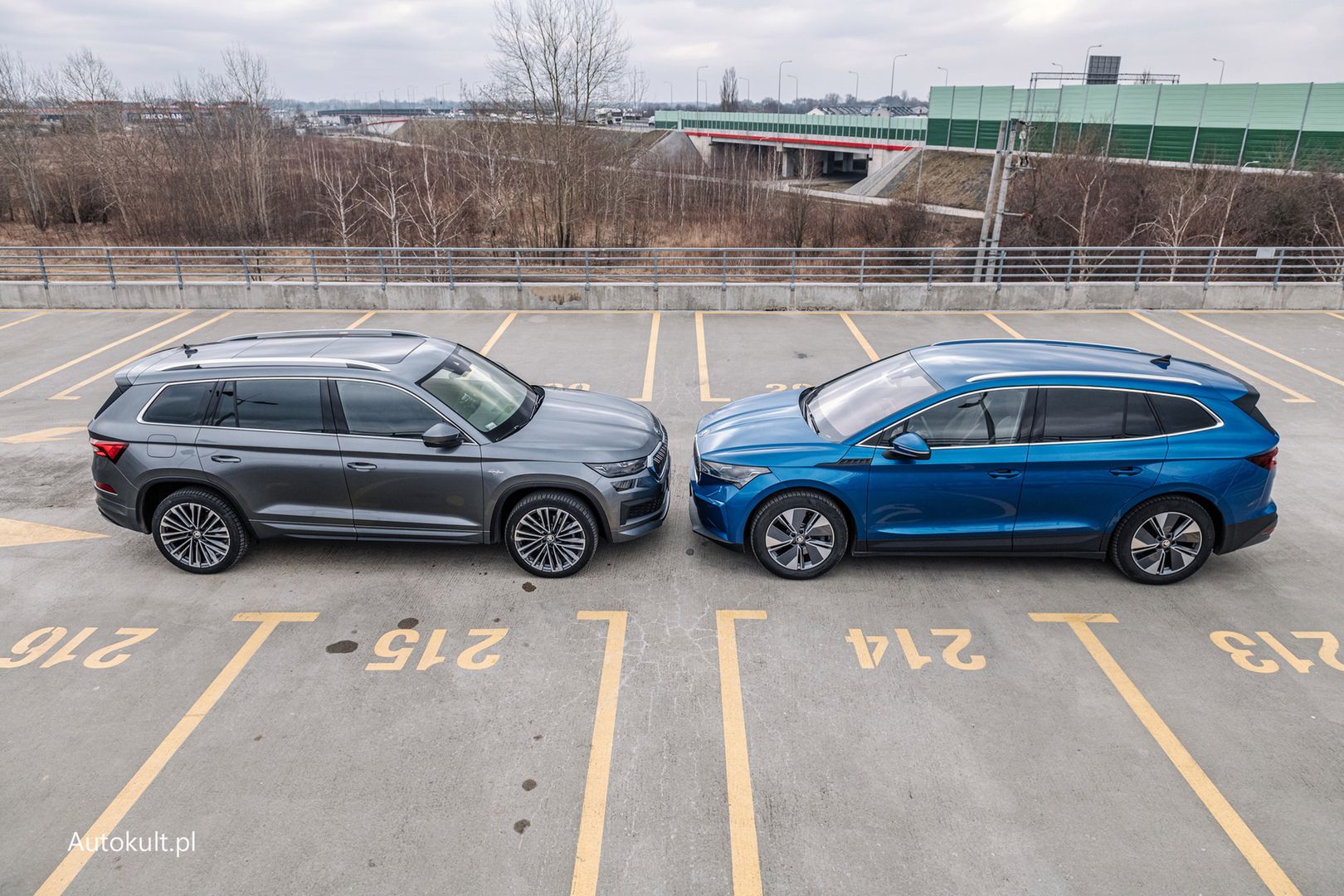 Škoda Kodiaq 2.0 TDI vs. Škoda Enyaq iV80