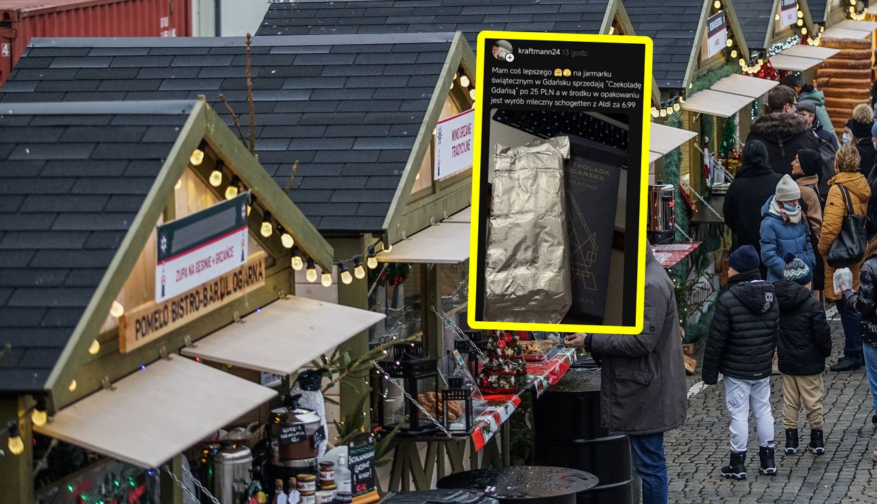 Kupił czekoladę na jarmarku. Aż się zagotował, gdy ją otworzył