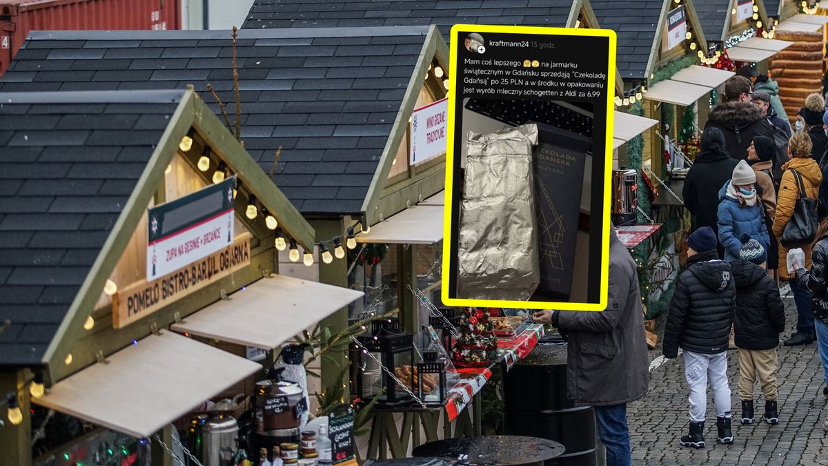 Kupił czekoladę na jarmarku. Pokazał, co znalazł w środku.