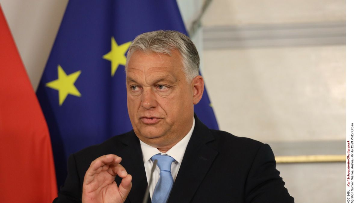 Szczyt migracyjny we Wiedniu
Mandatory Credit: Photo by Karl Schoendorfer/Shutterstock (14001346q)
Viktor Orban
Migration Summit Vienna, Austria - 07 Jul 2023
Karl Schoendorfer/Shutterstock