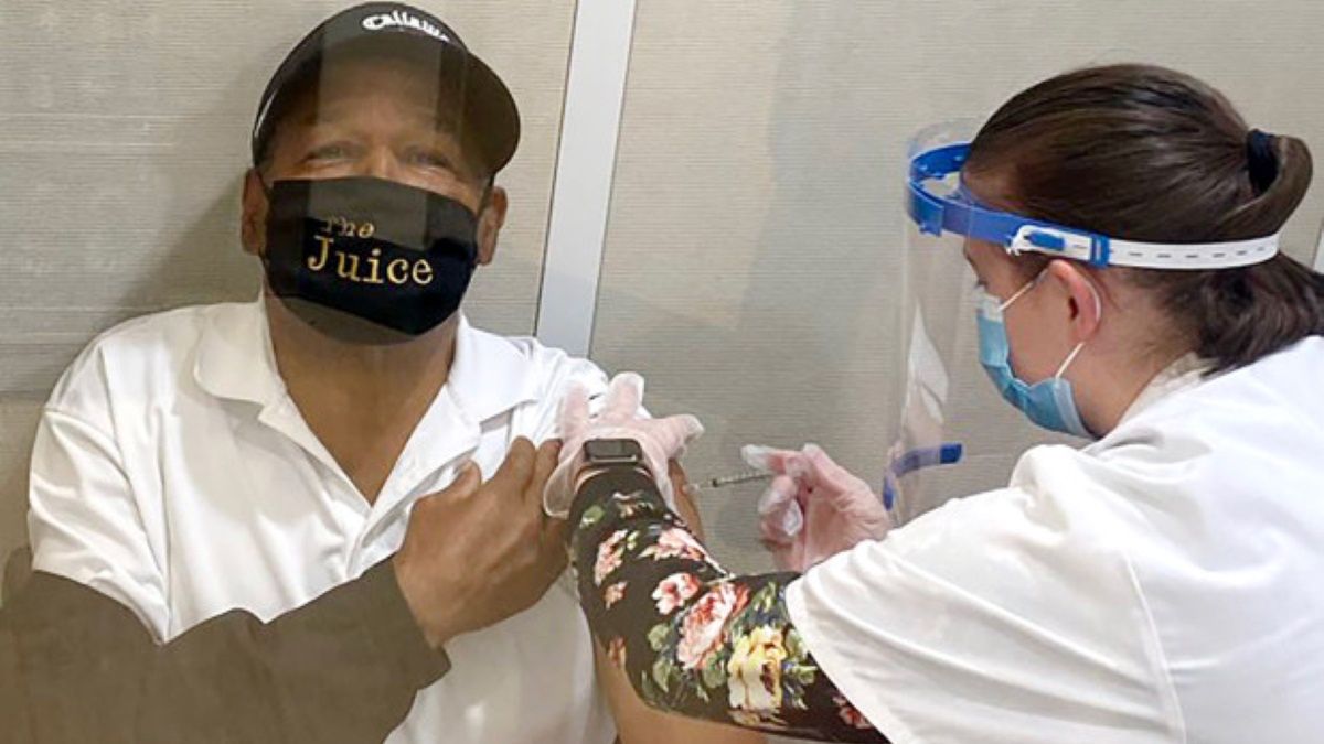 O.J. Simpson przyjął szczepionkę na koronawirusa