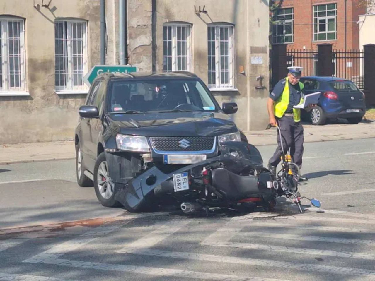 Łódź: Groźny wypadek na skrzyżowaniu ul. Wólczańskiej i Czerwonej