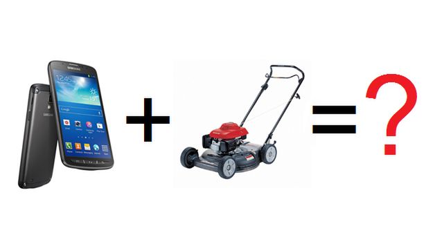 Galaxy S4 Active wpadł pod kosiarkę. Jak sobie poradził? 1