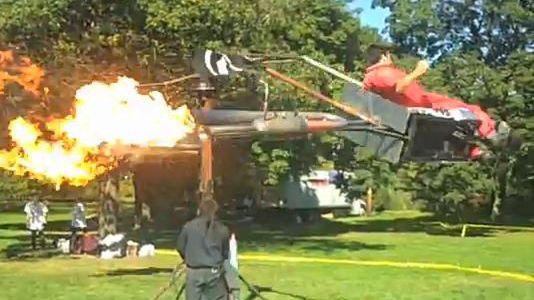 Odrzutowa karuzela – pierwszy test na ludziach (wideo) 1