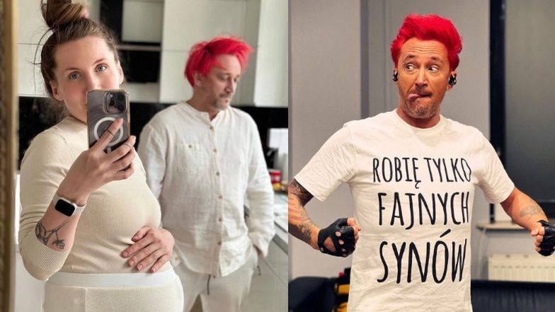 Michał Wiśniewski ujawnił imię dla następnego dziecka, ale Pola się z nim nie zgadza: "Szykuje się batalia!" (FOTO)