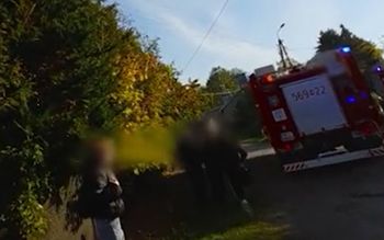 Zostali wezwani do pożaru pustostanu. "Halo, co ja wam powiedziałem"