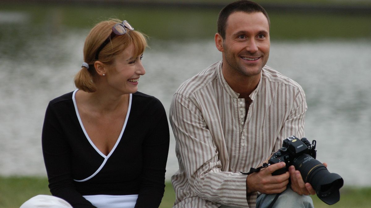 Joanna Brodzik i Bartłomiej Świderski