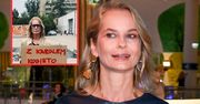 Magdalena Cielecka idzie na Wielki Marsz Patriotów. Z takim banerem