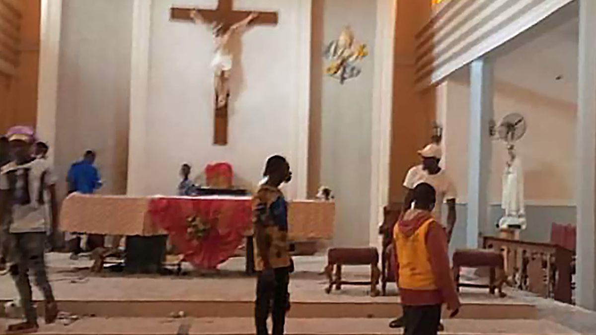 W niedzielę doszło do zamachu w kościele w Nigerii