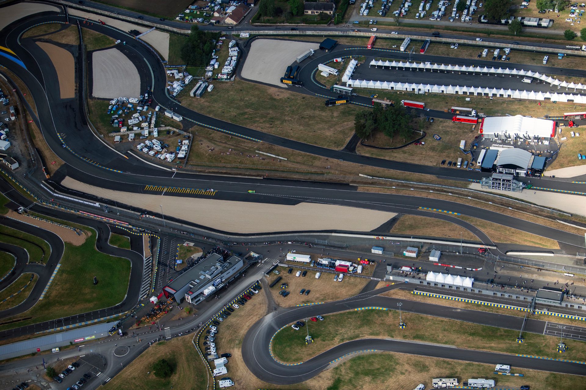 24h Le Mans 2023 widziane ze sterowca Goodyear Blimp