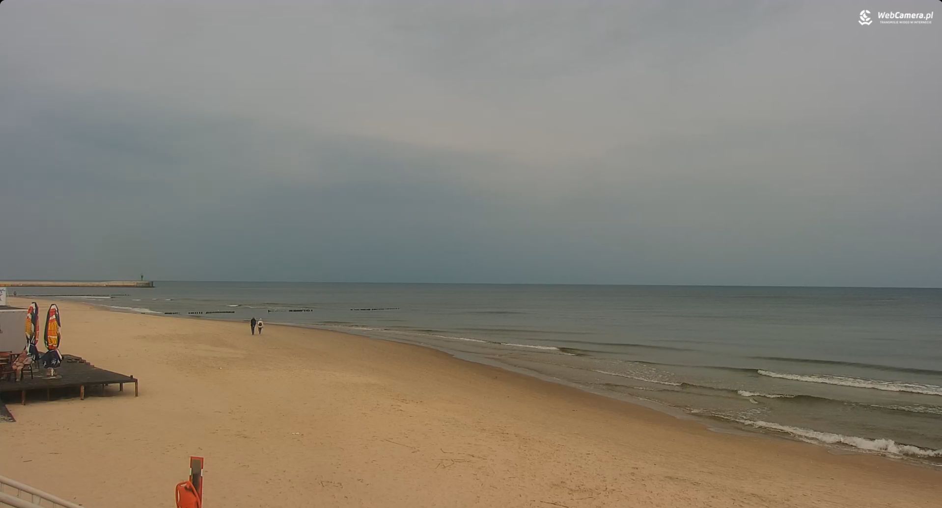 Kiepska pogoda również w Mrzeżynie.