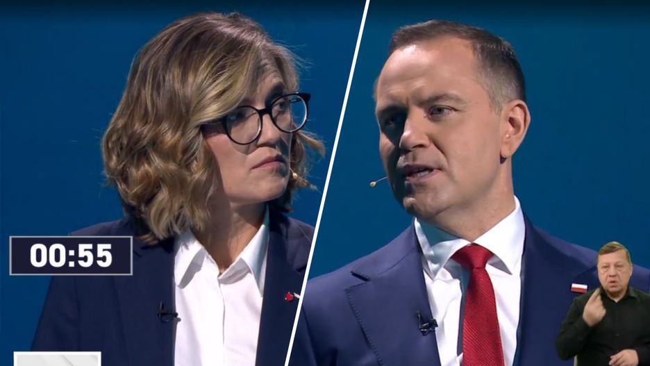 Magdalena Biejat i Karol Nawrocki