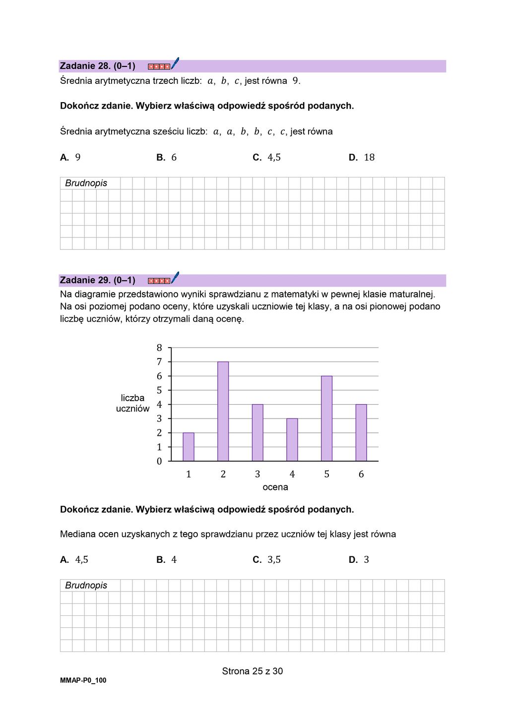 Arkusz matematyka. Matura 2024 w nowej formule