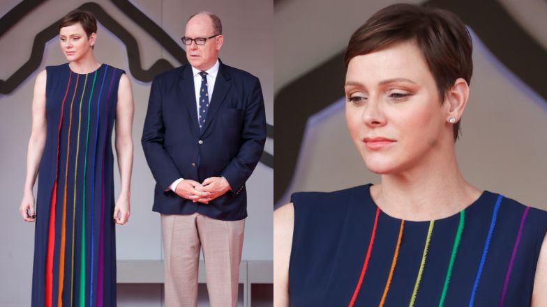 Księżniczka Charlene i książę Albert pojawili się na wyścigu F1