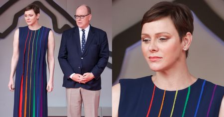Księżna Charlene pojawiła się z mężem na wyścigach Formuły 1. Internauci dopytują: "Dlaczego ona zawsze jest taka smutna?" (ZDJĘCIA)