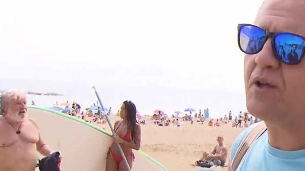 Złodziej ukradł torbę turysty pod okiem telewizyjnej kamery