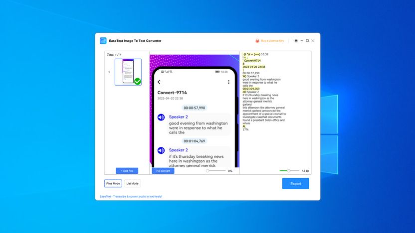 EaseText Image To Text Converter