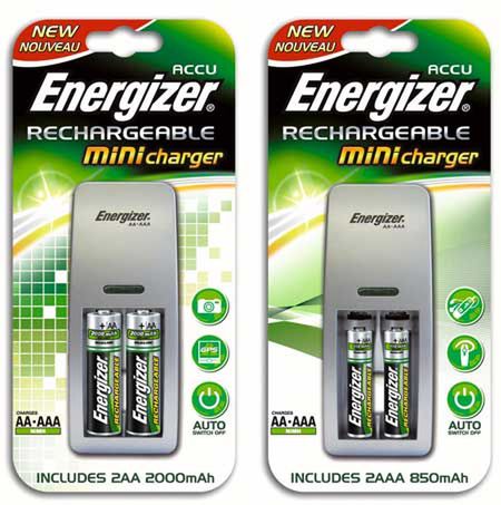 Małe i zgrabne mini ładowarki Energizera 1
