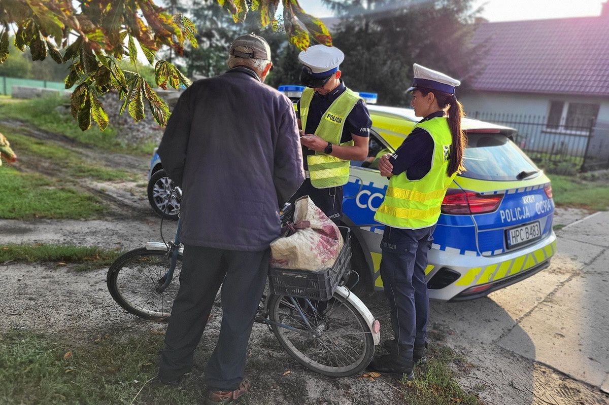 Wpadł przez rower. Policja od razu go zgarnęła