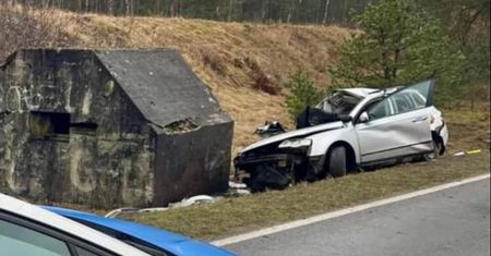 Tragiczny wypadek pod Piłą. Uderzyli w bunkier