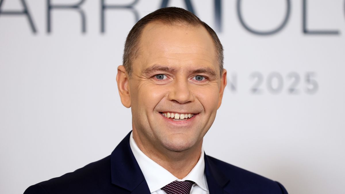 President of the Republic of Poland Karol Nawrocki attends the 2025 Arraiolos Group meeting in Tallinn, Estonia, on October 10, 2025. (Photo by STR/NurPhoto via Getty Images)