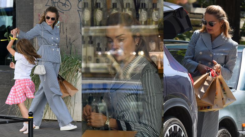 Małgorzata Socha na zakupach z córką