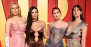 Wydekoltowana Demi Moore lansuje córki na afterparty "Vanity Fair" (ZDJĘCIA)