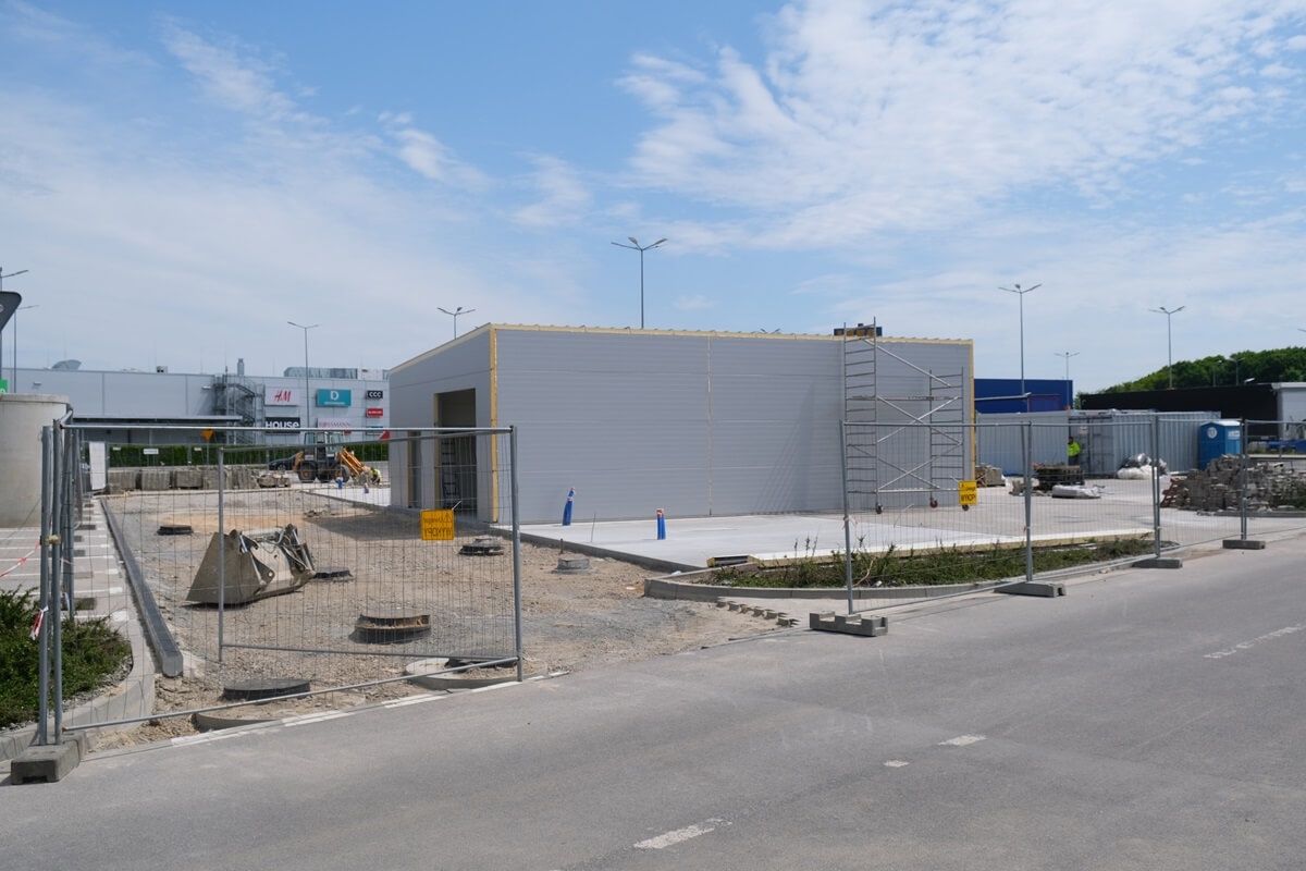 Budowa Centrum Mycia Karcher Lublin przy Ikei i Skende