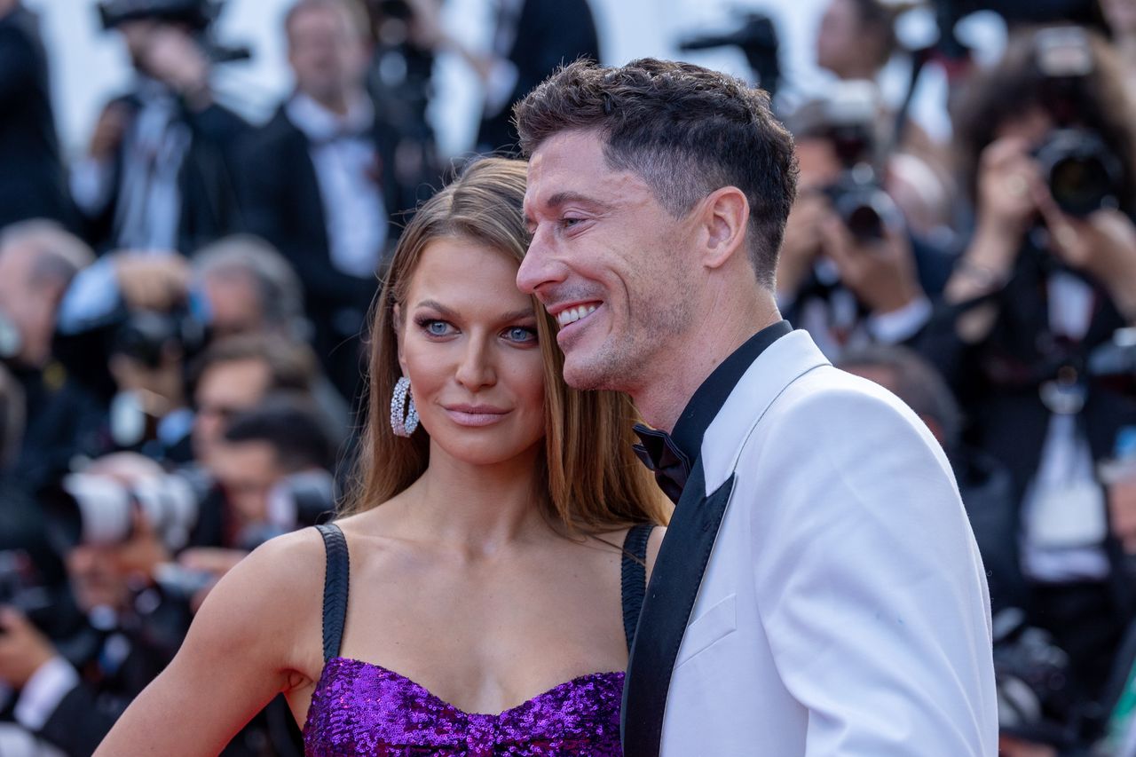 Anna i Robert Lewandowscy w Cannes. Zachwycili na czerwonym dywanie