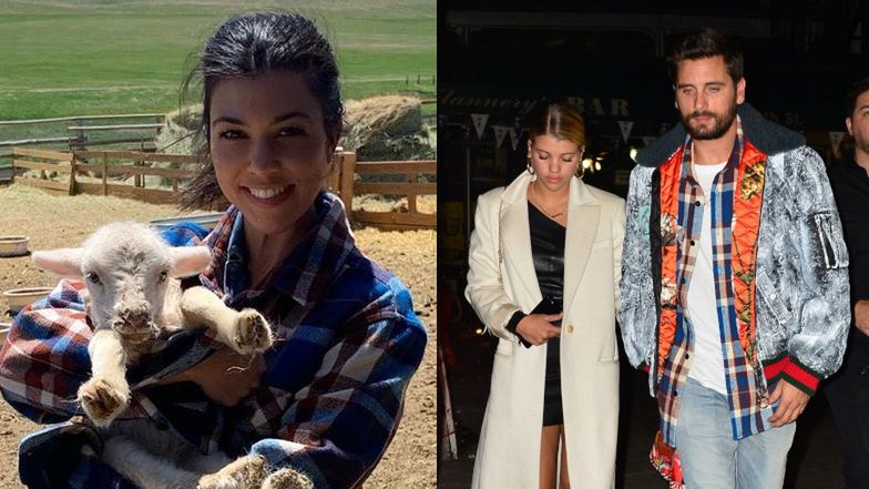 Kourtny Kardashian pozuje w koszuli swojego byłego partnera